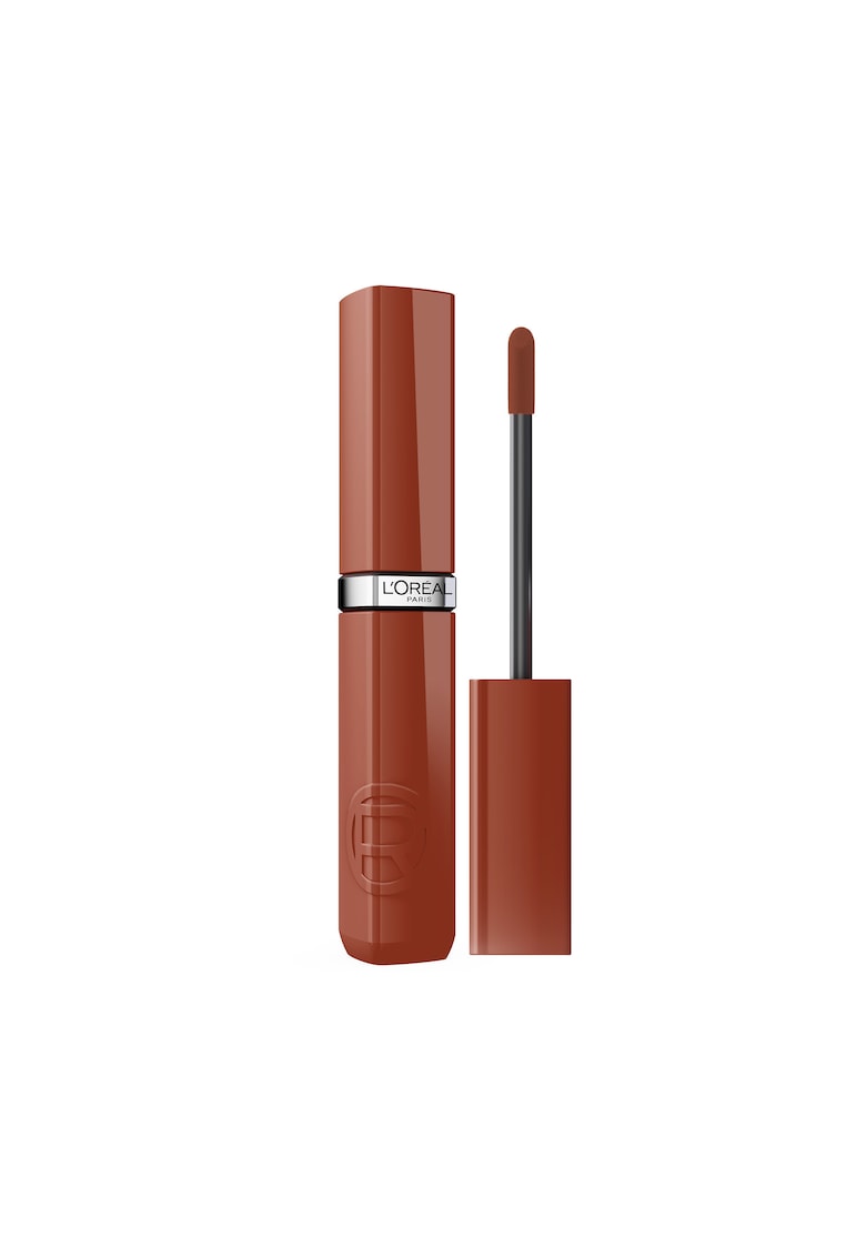 Ruj lichid cu stralucire de lac - rezistent la transfer Infaillible Laque Resistance - 4.3 ml - Toasted Beige