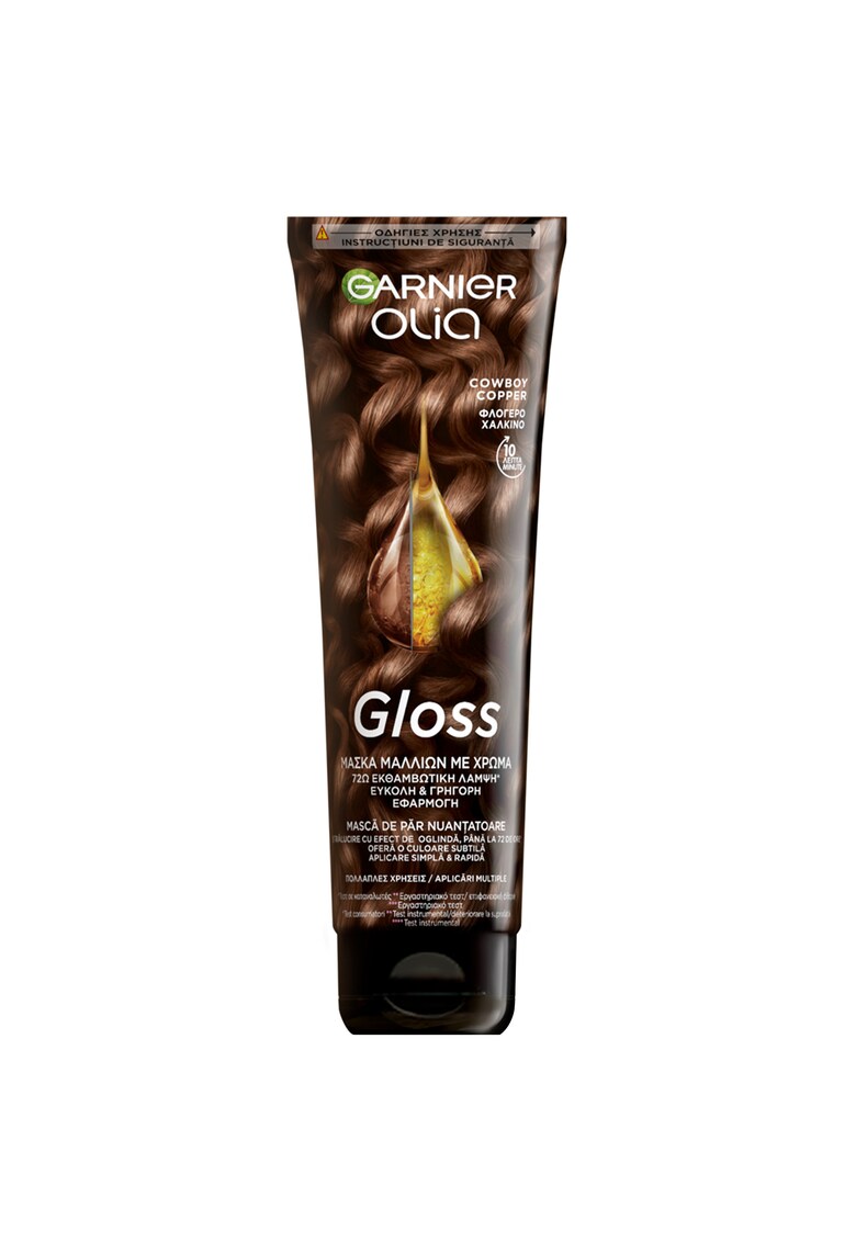 Masca de par nuantatoare Olia Gloss - Cupru