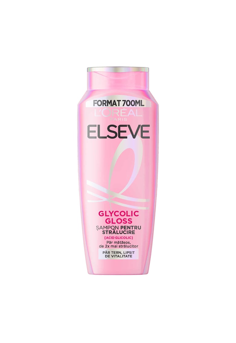 Sampon Elseve Glycolic Gloss pentru stralucirea parului - contine Acid Glicolic - 700 ml