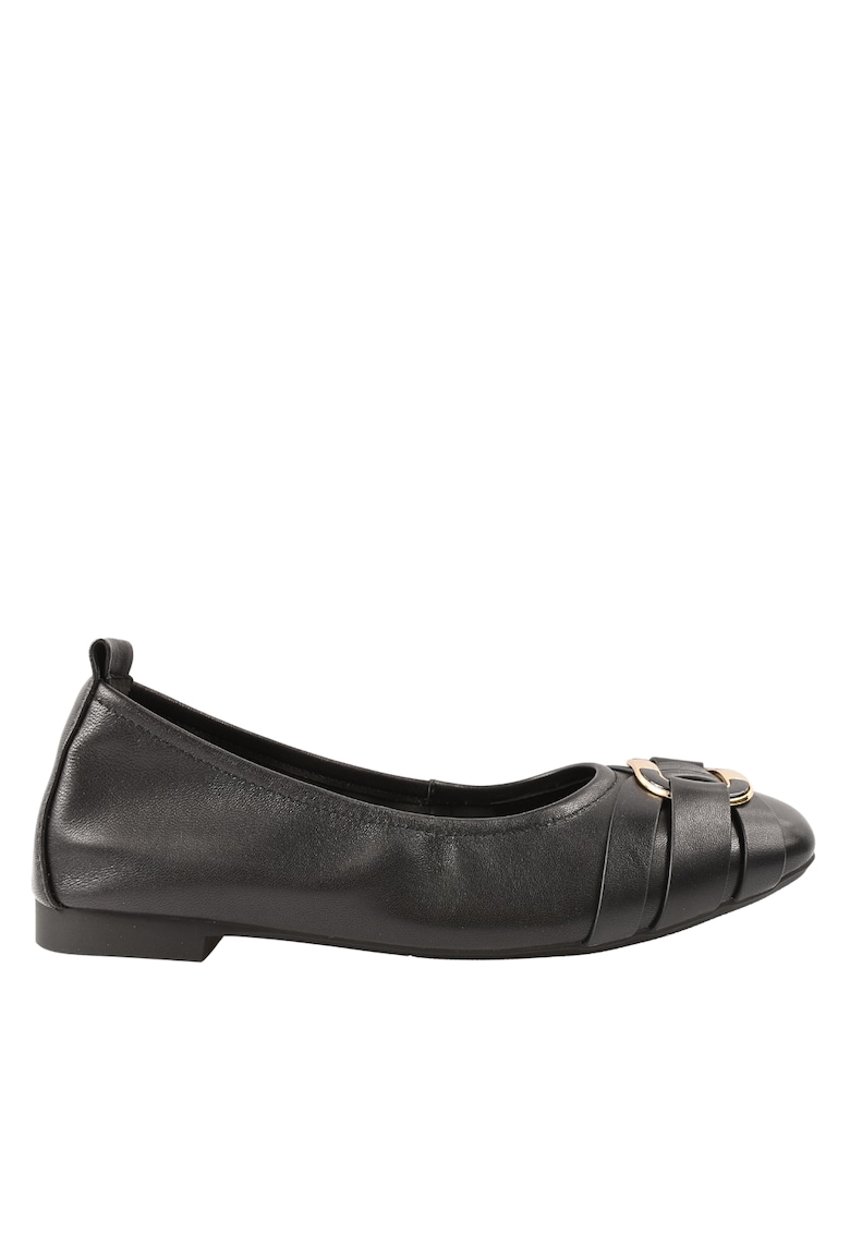 Balerini D105-F998-8 negru - piele naturala - Negru