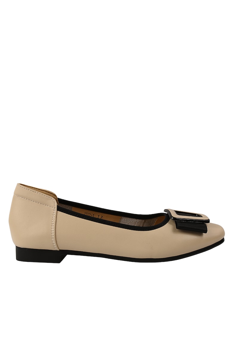 Balerini 2372 crem - piele naturala - Crem