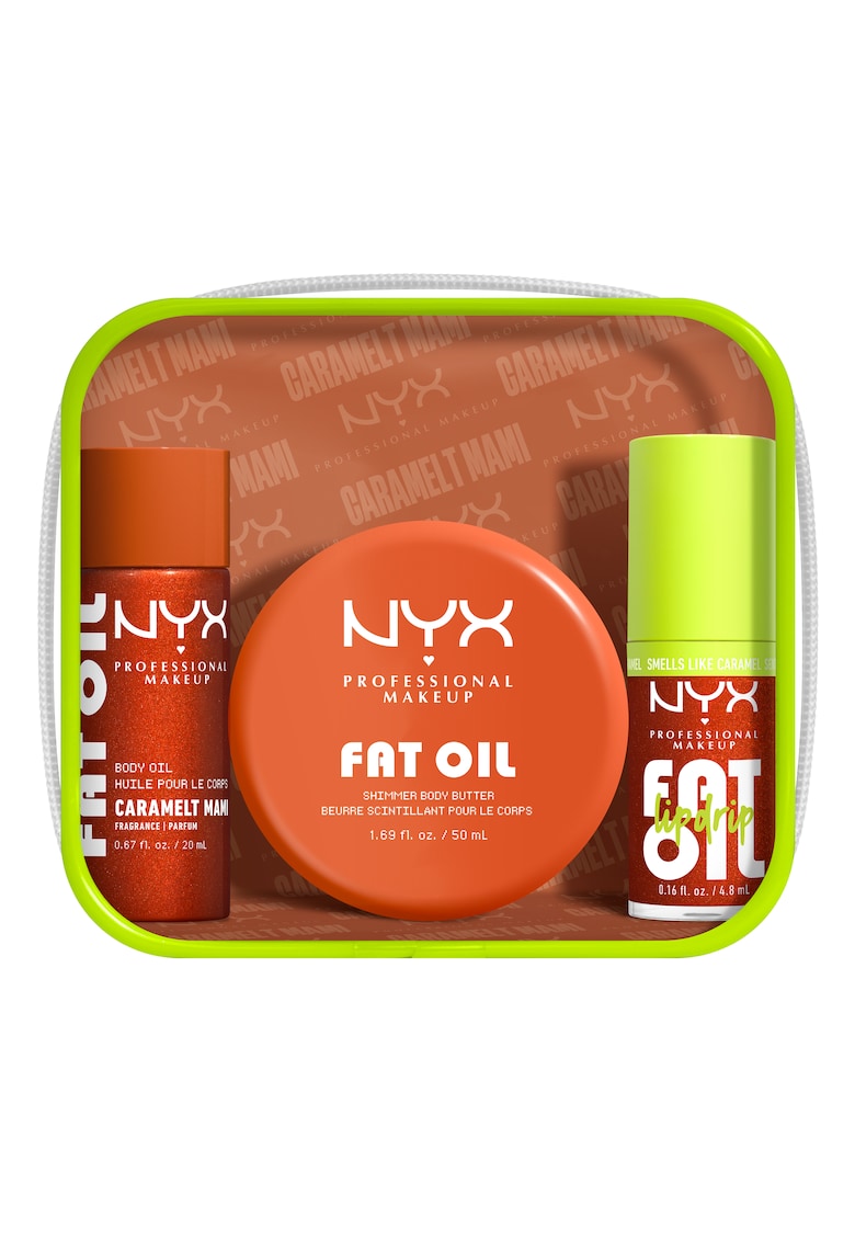 Set pentru calatorie Fat Oil Body - Caramel/Fistic