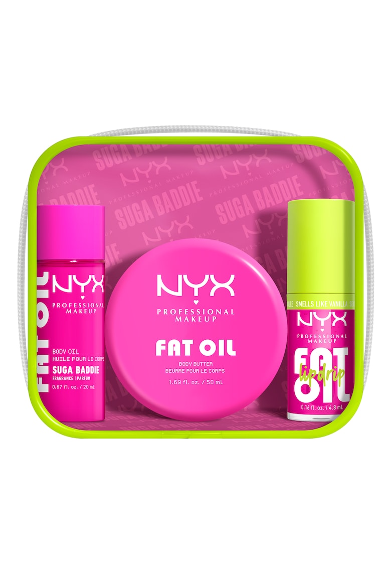 Set pentru calatorie Fat Oil Body - Vanilie/Frisca