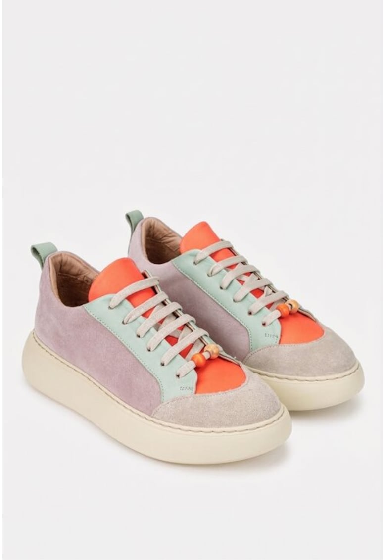 Pantofi dama piele multicolori - Multicolor