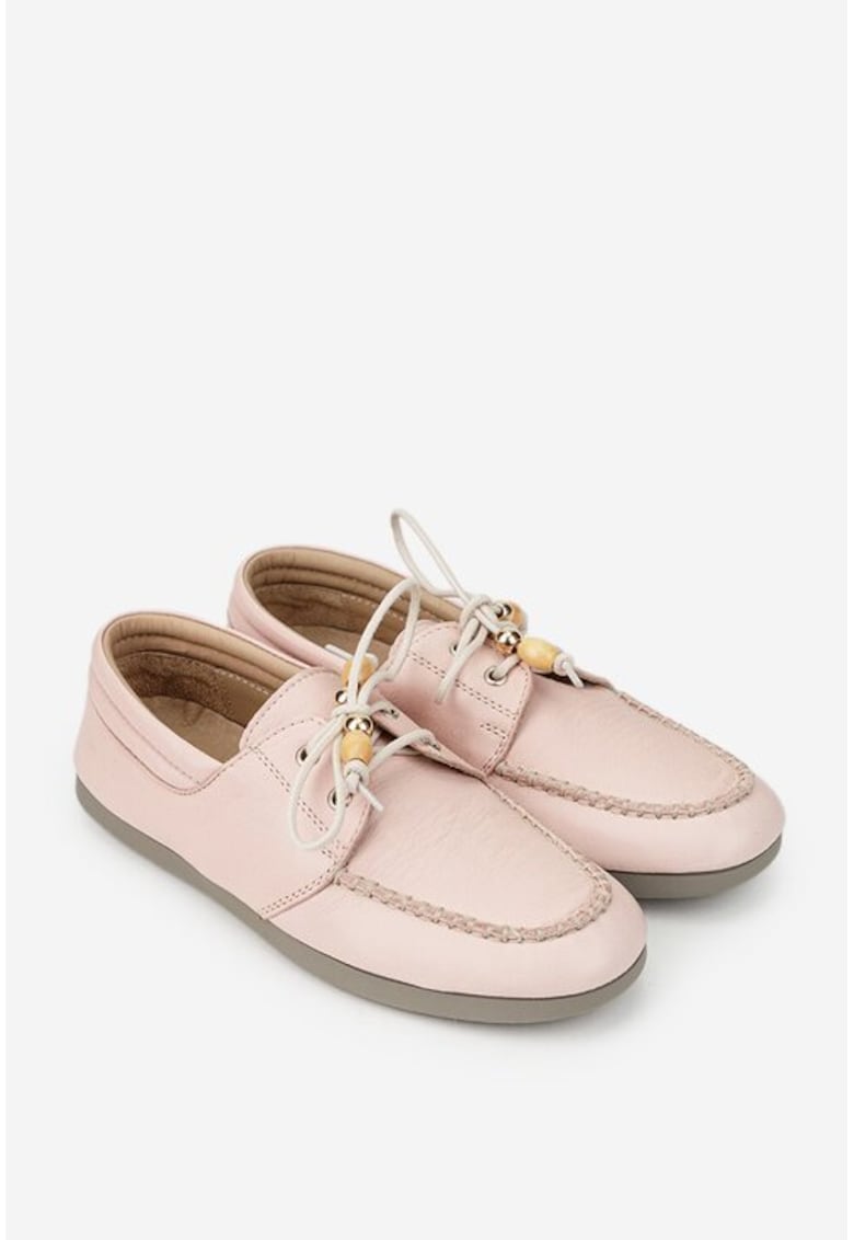 Pantofi dama piele roz - Roz deschis