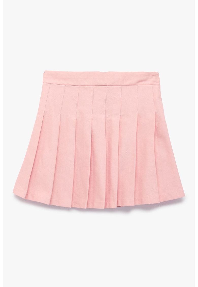 Fusta mini cu pliuri - Roz