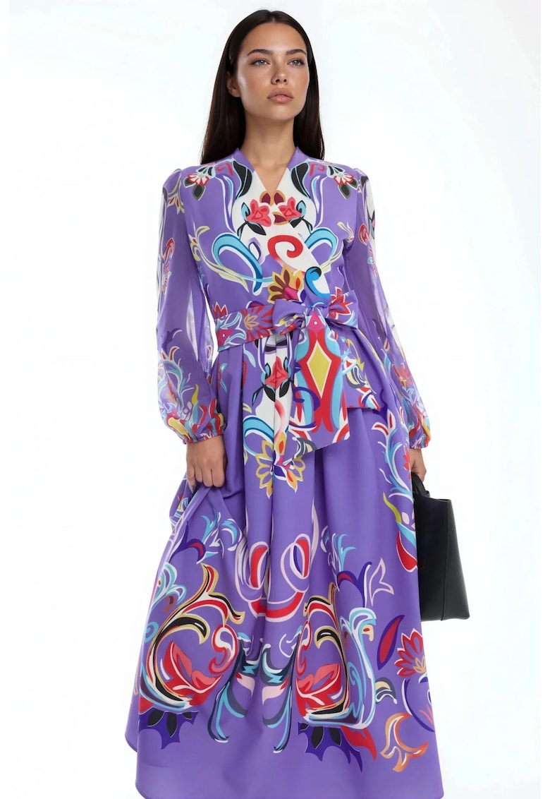 Rochie Maxi Floral - Multicolor