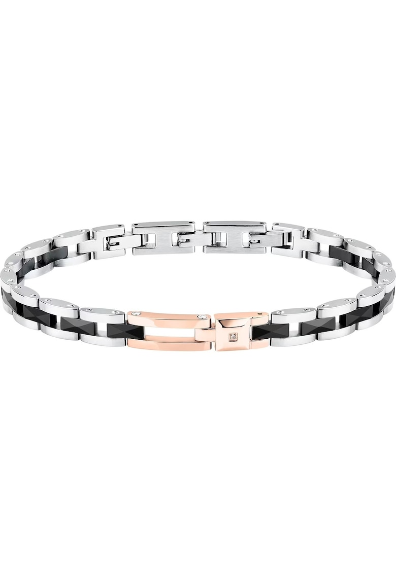 Bratara SAFR47 - Argintiu - Negru - Rose gold