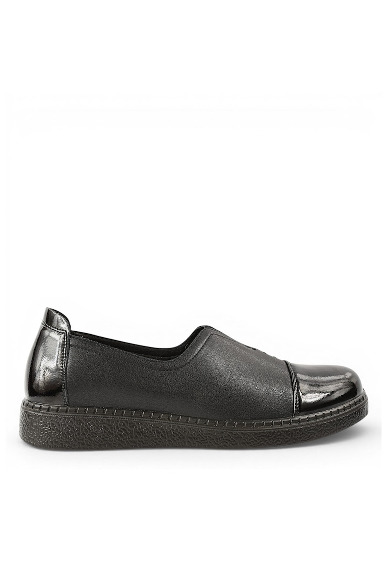 Tenisi 2255H12 negru - piele naturala - Negru