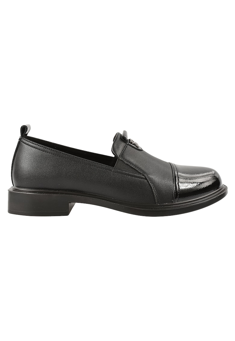 Tenisi 11520-138 negru - piele naturala - Negru