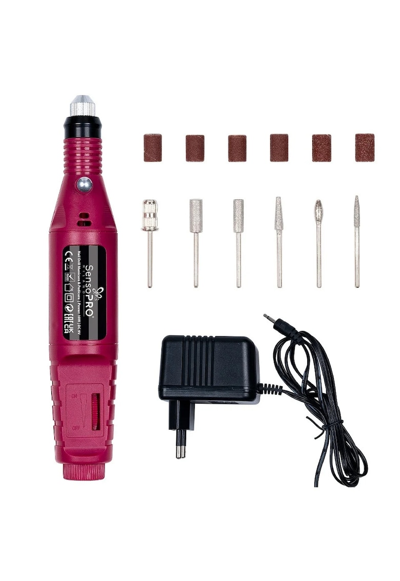 Freza Unghii Express Nails - Pila Electrica Unghii False - Roz