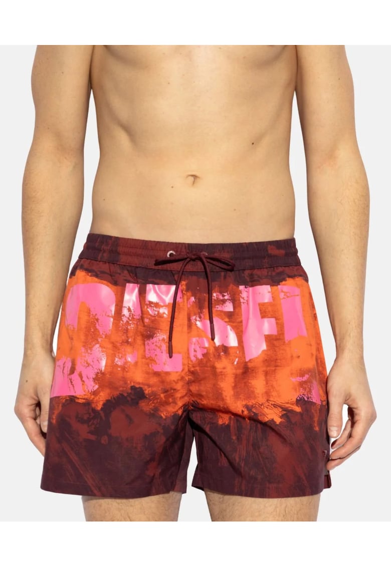 Pantaloni scurti de baie cu model abstract