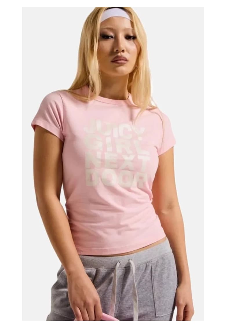 Jucy Couture - Tricou cu imprimeu text Juicy Girl Next Door