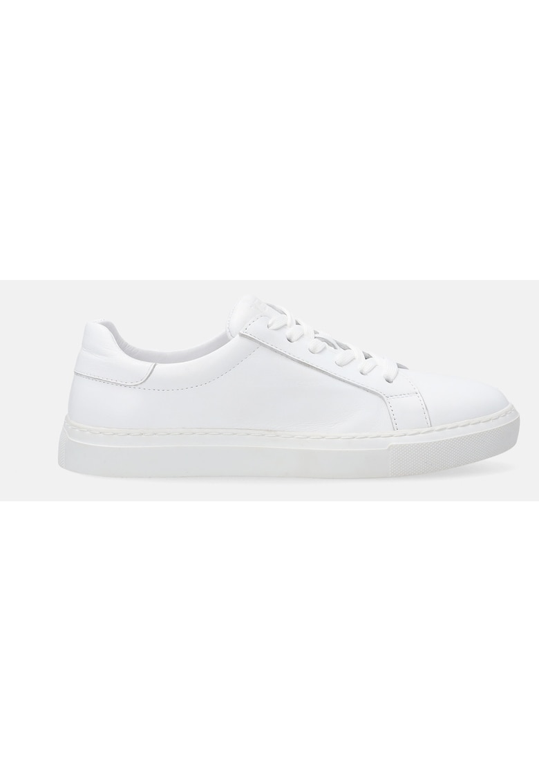 Pantofi sport din piele cu varf rotunjit