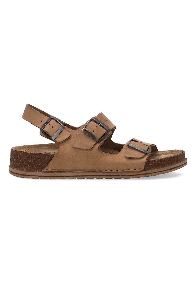 Sandale din piele nubuc -