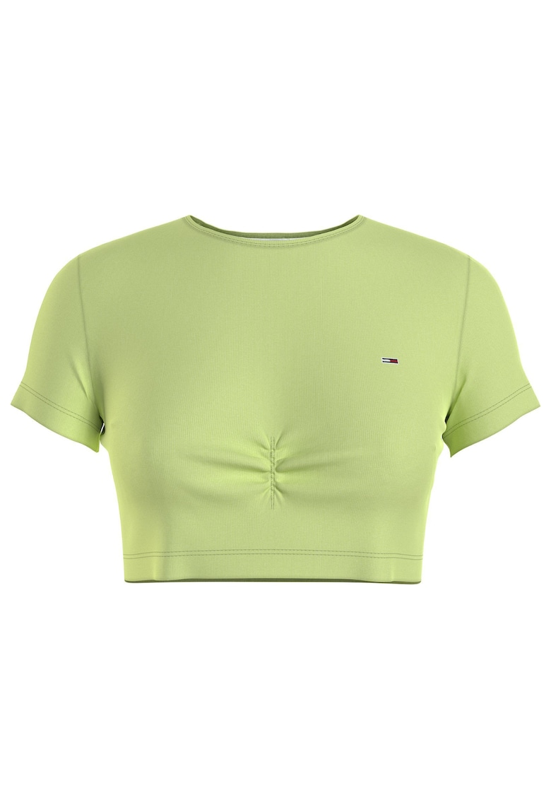 Tricou crop din bumbac -