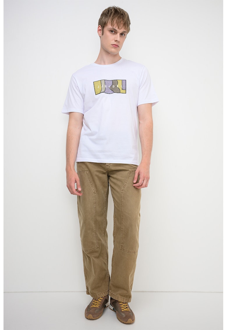 Tricou din bumbac Thomas - Alb optic