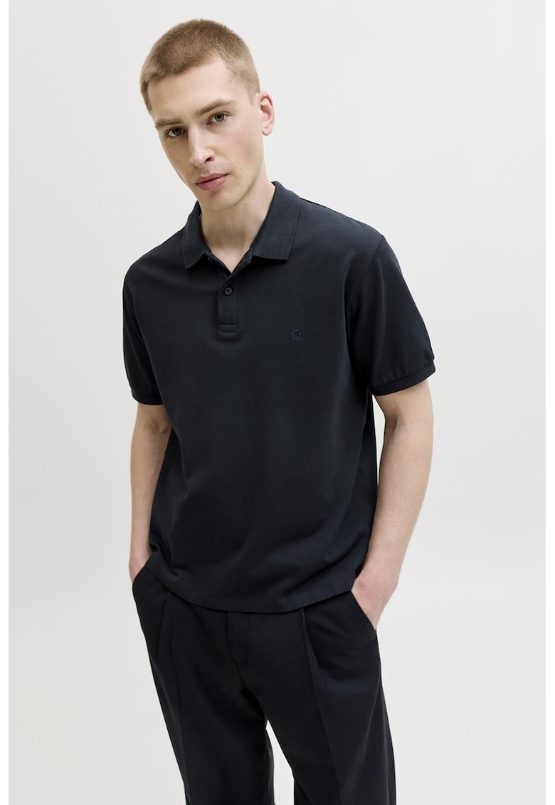 Tricou polo din bumbac organic Blaweston - Albastru ultramarin