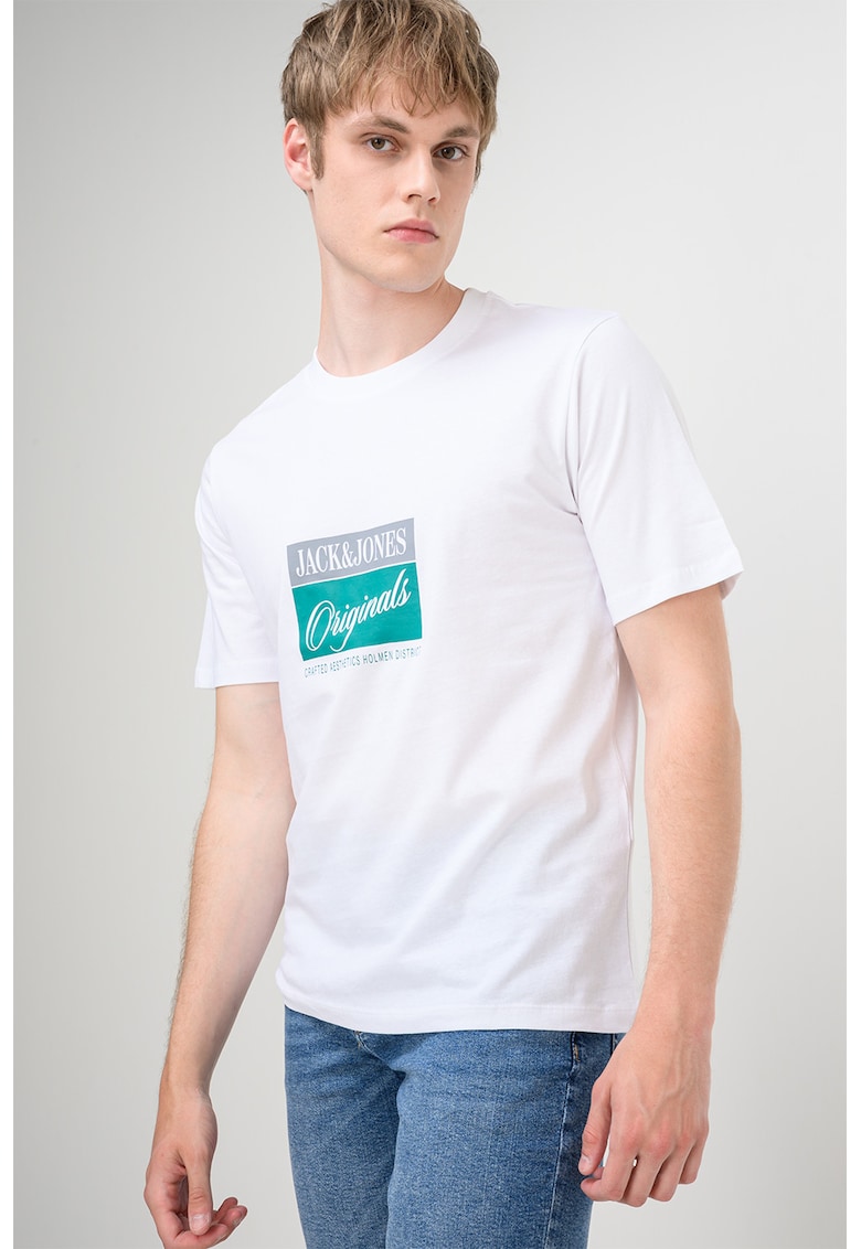 Tricou din bumbac organic Hyeres - Alb optic