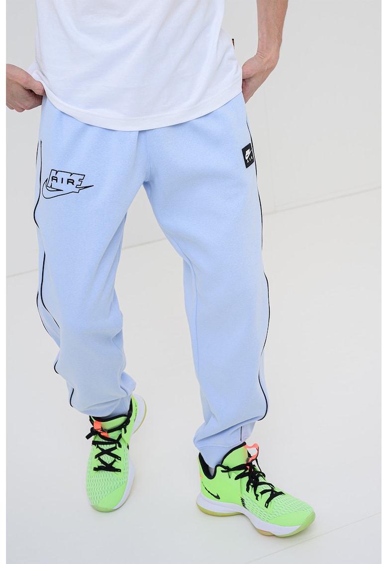 Pantaloni de trening cu logo brodat Air - Albastru pastel