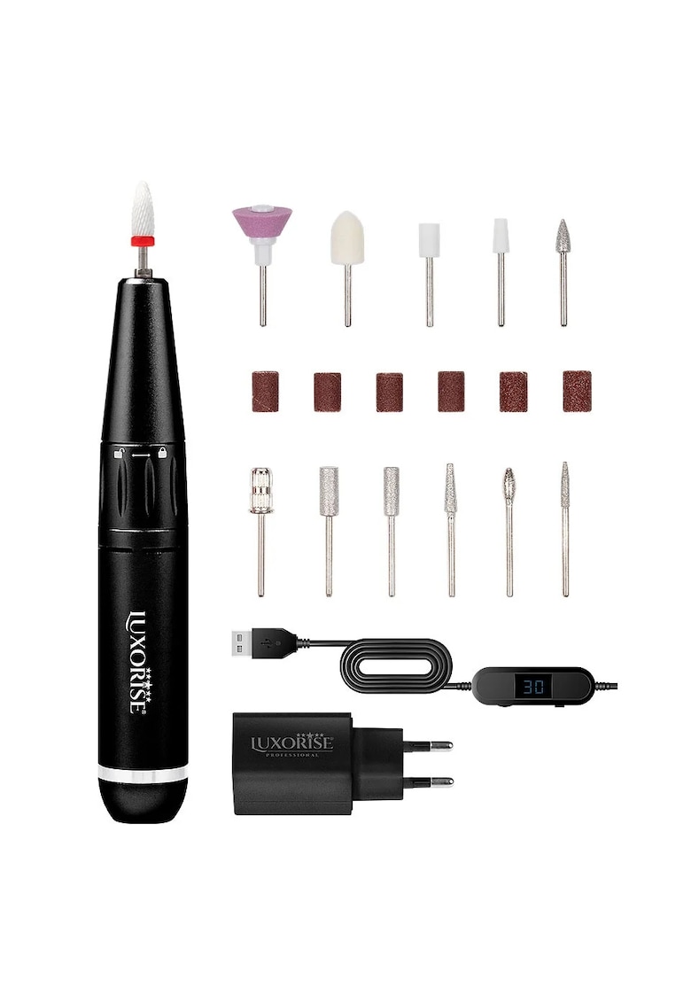Freza Unghii Portabila Titanium StarShine - Black