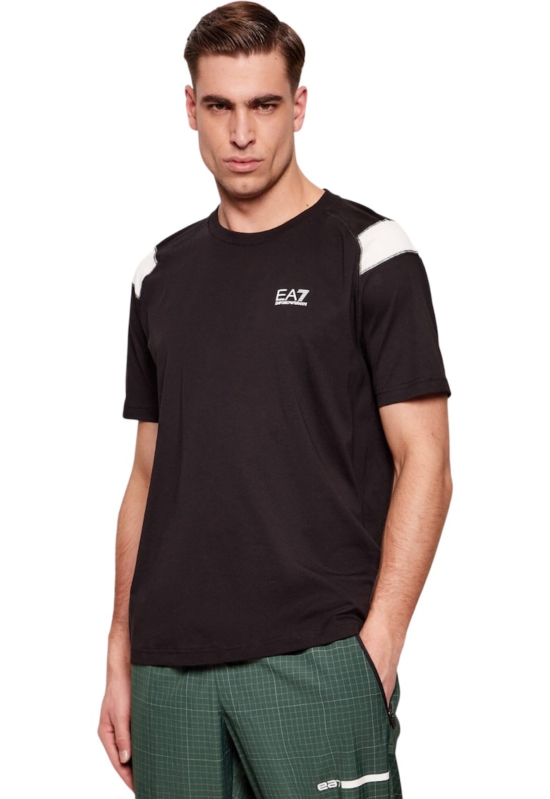 Tricou EA7 Train Core Id SS CO 61065 - Negru