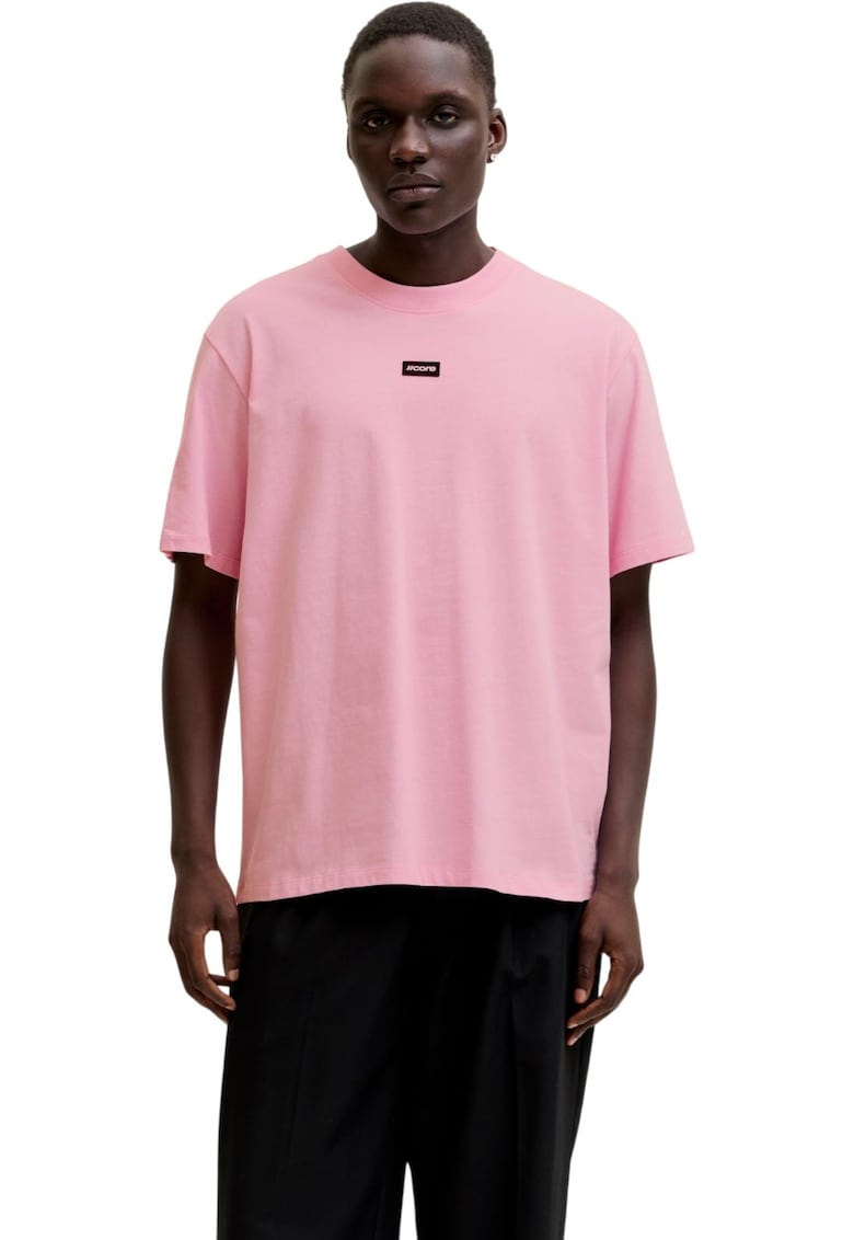 Tricou JACK &JONES Club Badge SS 61391 - Roz