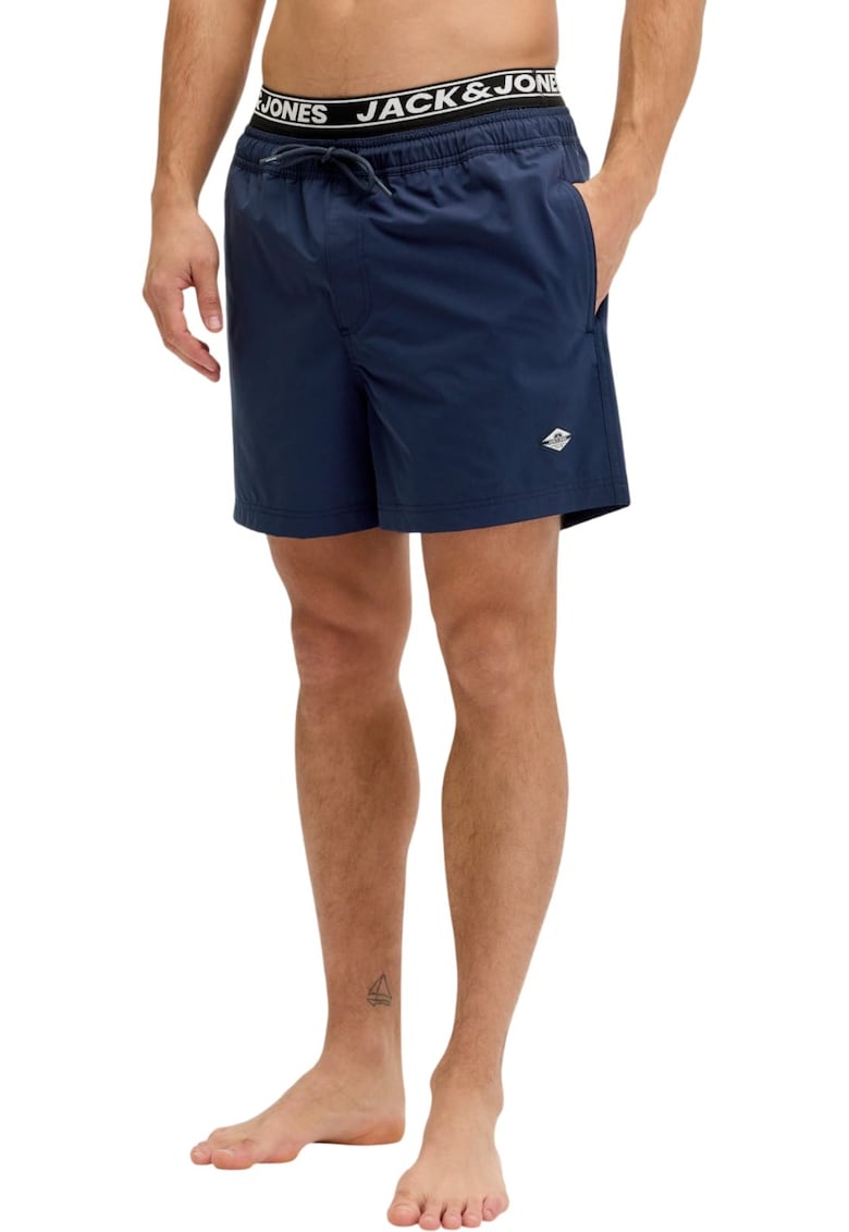 Short JACK &JONES Maui Surf Double Swim 61382 - Albastru inchis