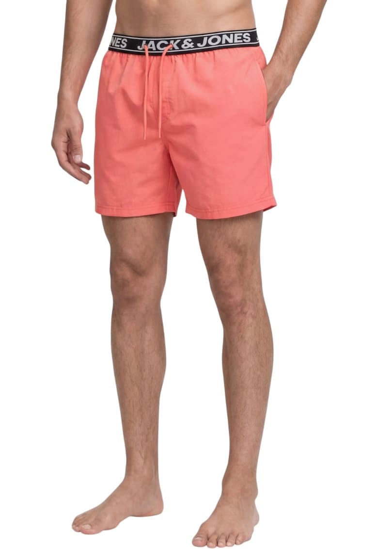 Short JACK &JONES Maui Surf Double Swim 61377 - Portocaliu