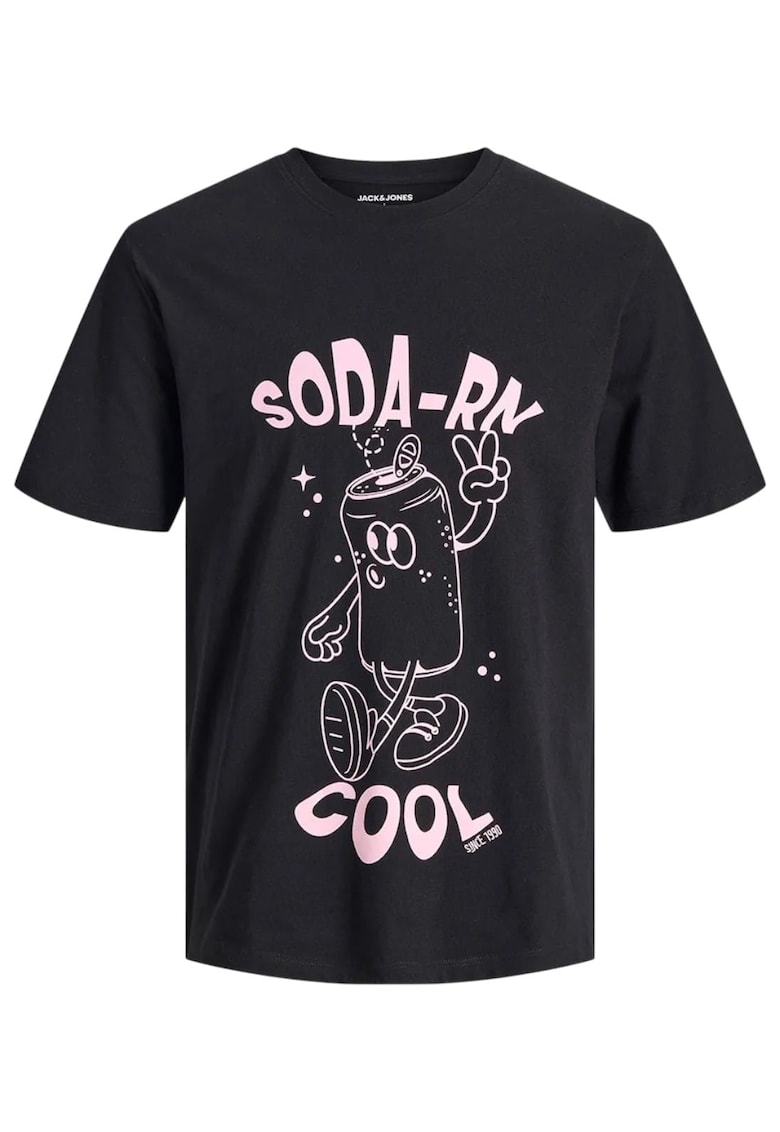 Tricou JACK &JONES Funny Fruit 61344 - Negru