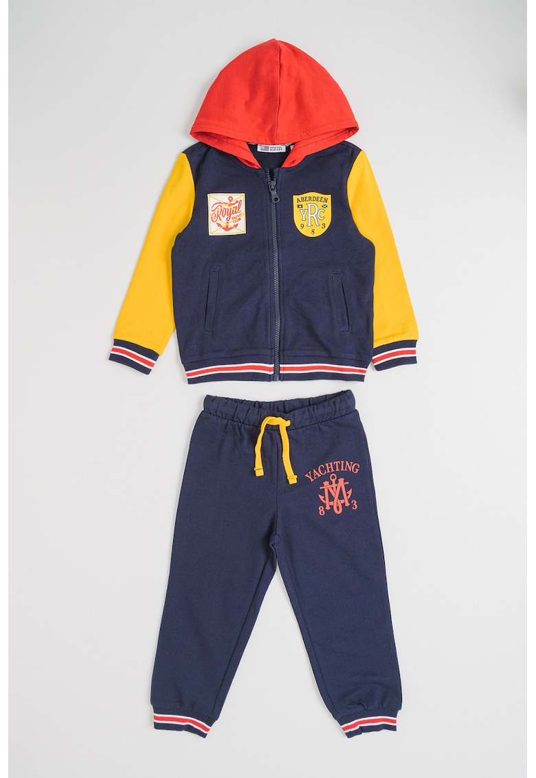 Trening cu pantaloni lungi County Sailor - Albastru inchis/Galben sofran