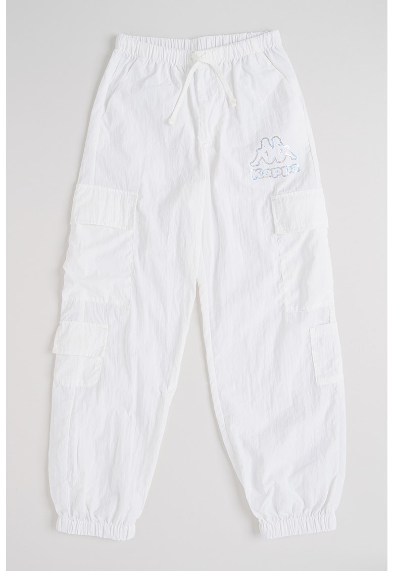 Pantaloni cargo cu talie ajustabila Capsule - Alb optic
