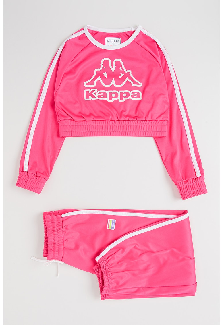 Trening cu imprimeu logo si talie ajustabila Capsule - Fucsia