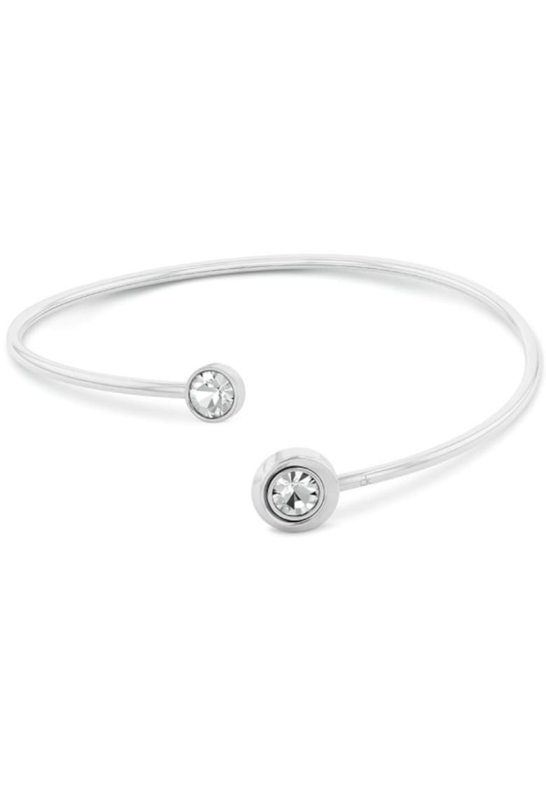 Bratara fixa cu cubic zirconia 35000773 - Argintiu