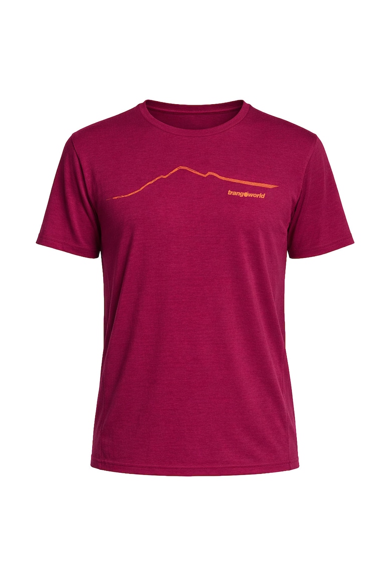 Tricou sport barbati SERNEUS - rosu inchis - Rosu inchis