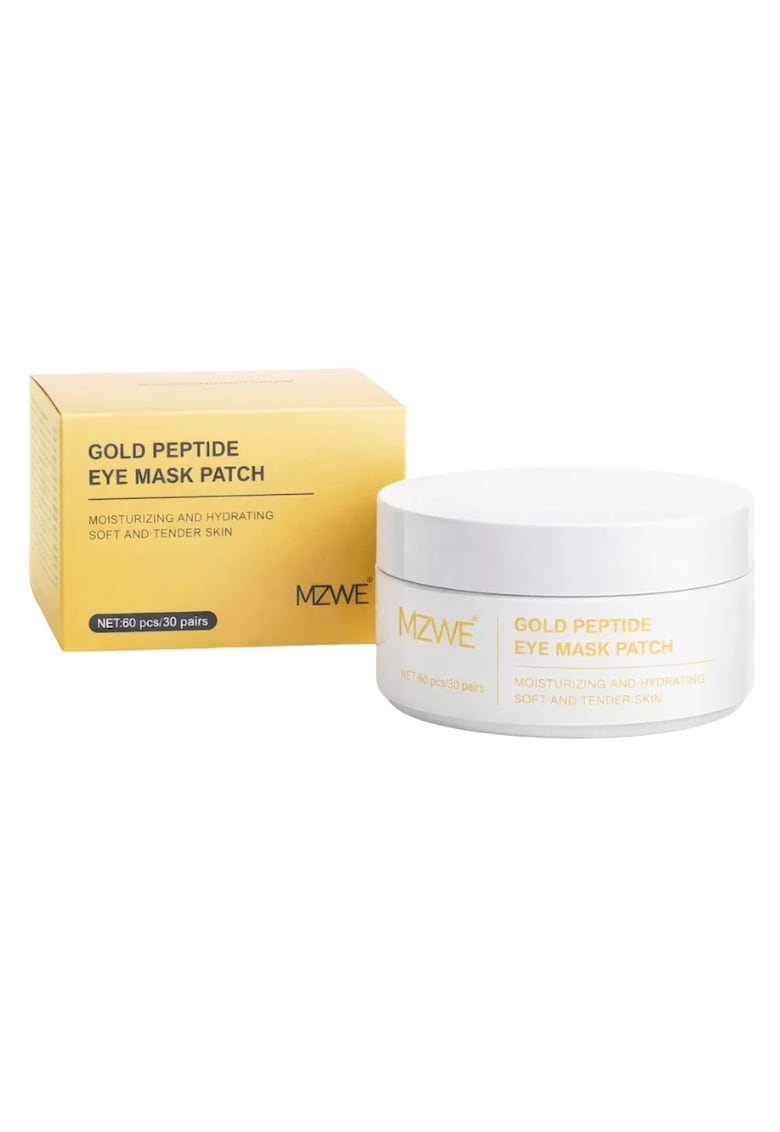 Masca de ochi tip Patch cu Aur si Peptide Gold Peptide Eye Mask Patch - Efect Hidratare Intensa si Anti-cearcan - 60 bucati (30 perechi)