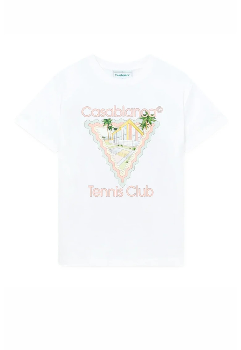 Maison de Reve Printed T-Shirt White - Alb