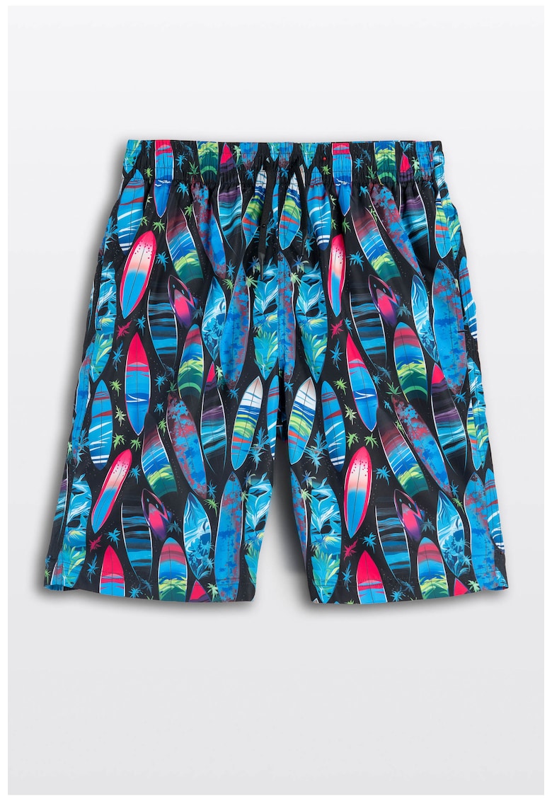 Pantaloni scurti de baie cu model grafic
