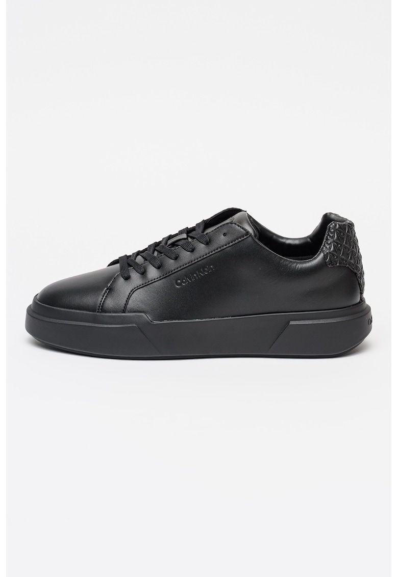 Pantofi sport low-cut cu logo discret - Negru
