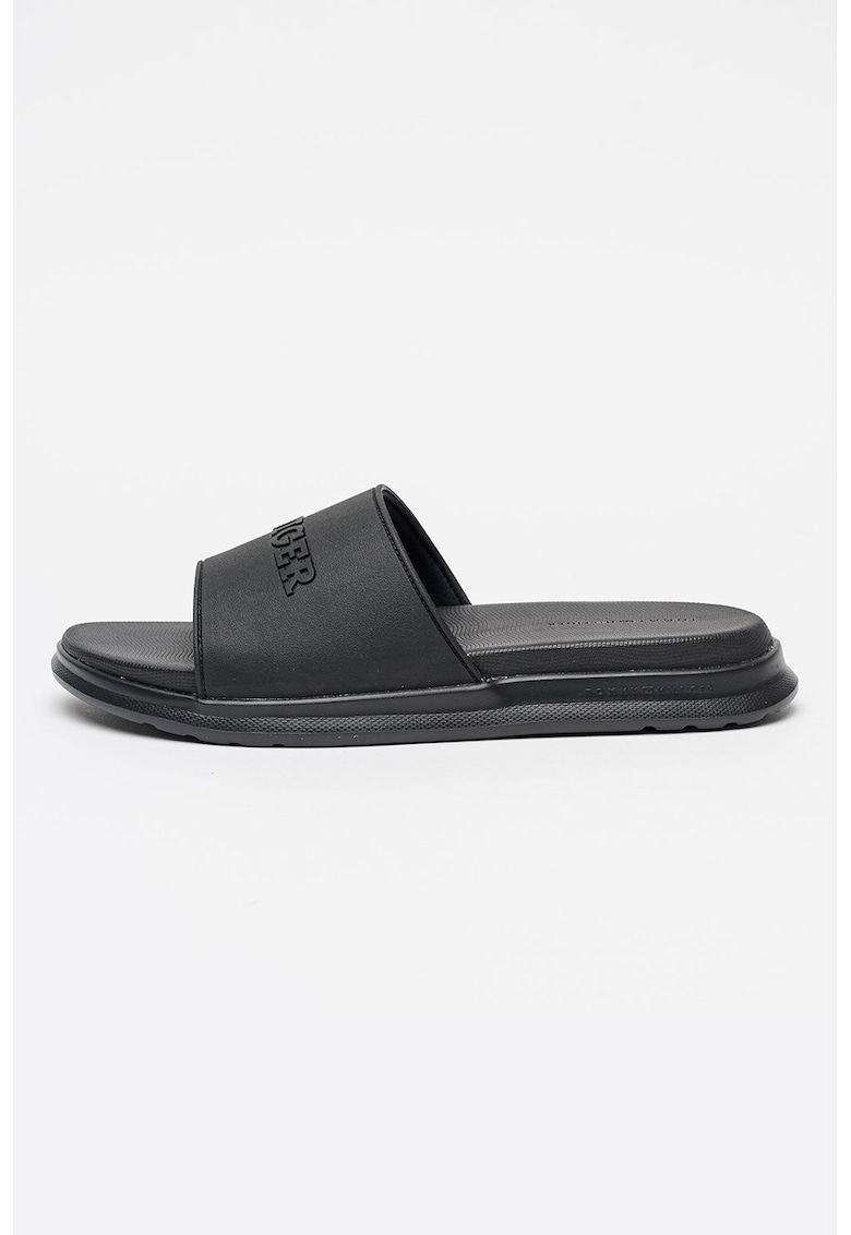 Papuci cu logo Dual Density - Negru