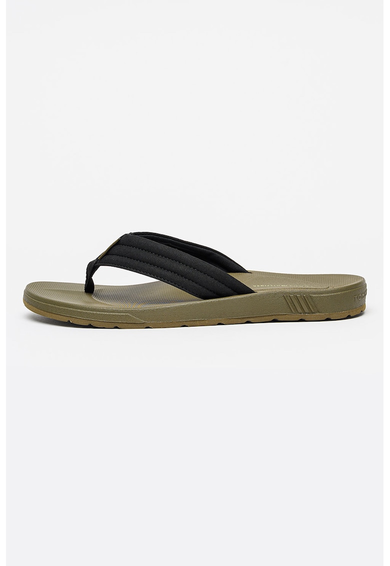 Papuci flip-flop cu logo - Negru