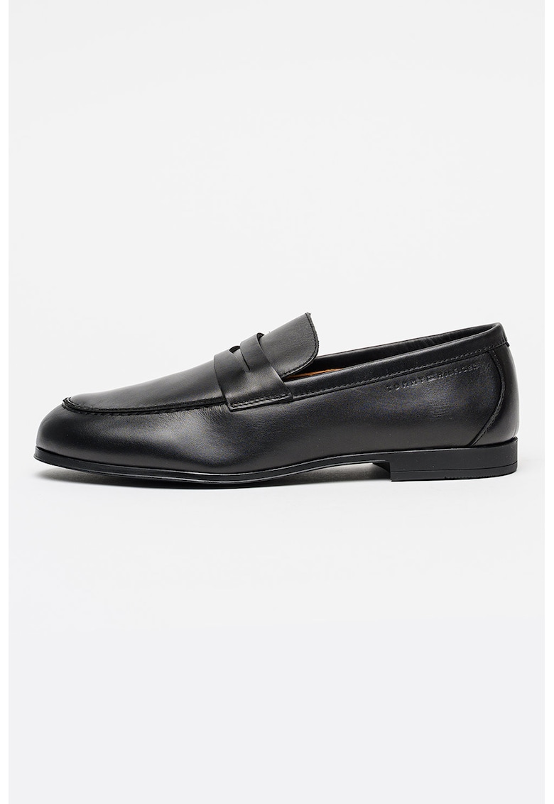Pantofi loafer cu talpa plata si flexibila - Negru