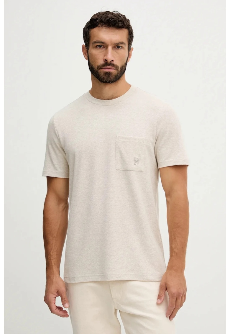 Tricou barbati MW0MW39365 2XL INTL Bej