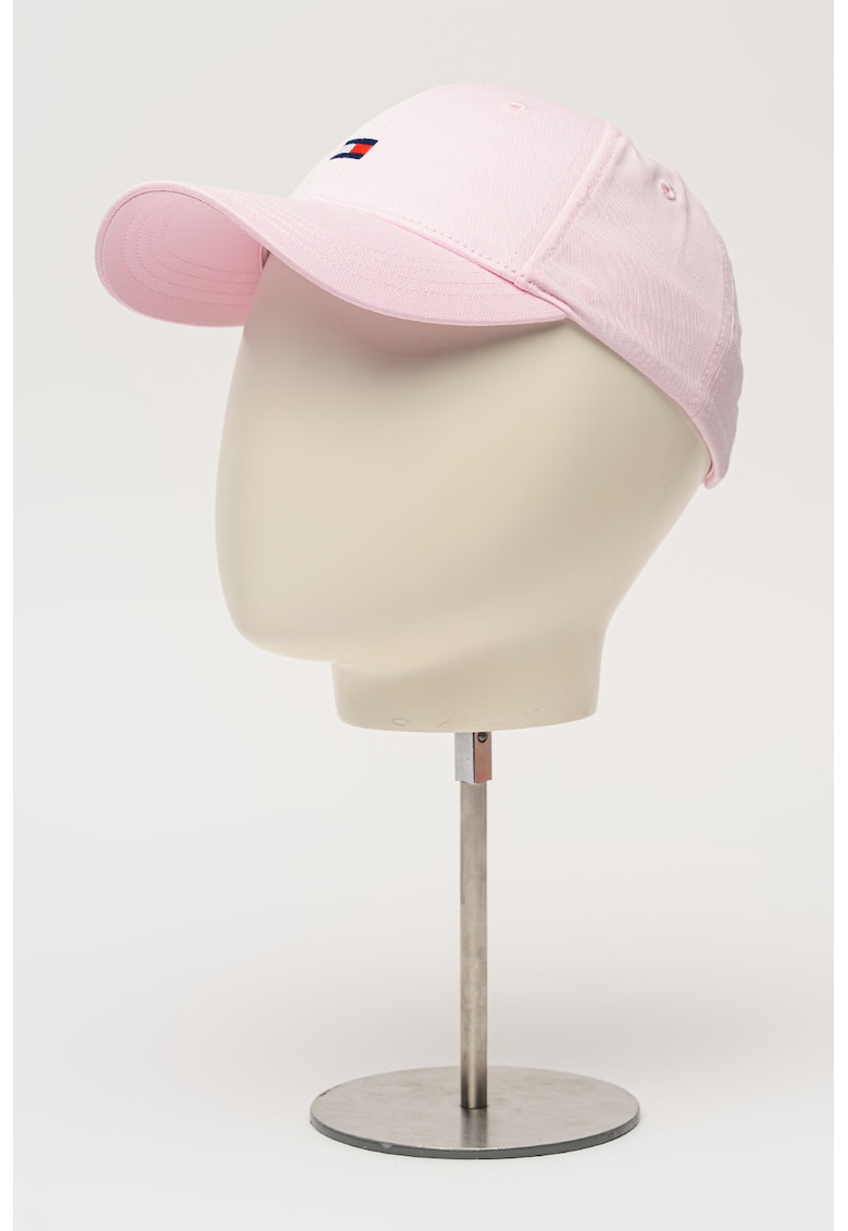 Sapca de bumbac organic cu logo - Roz pastel