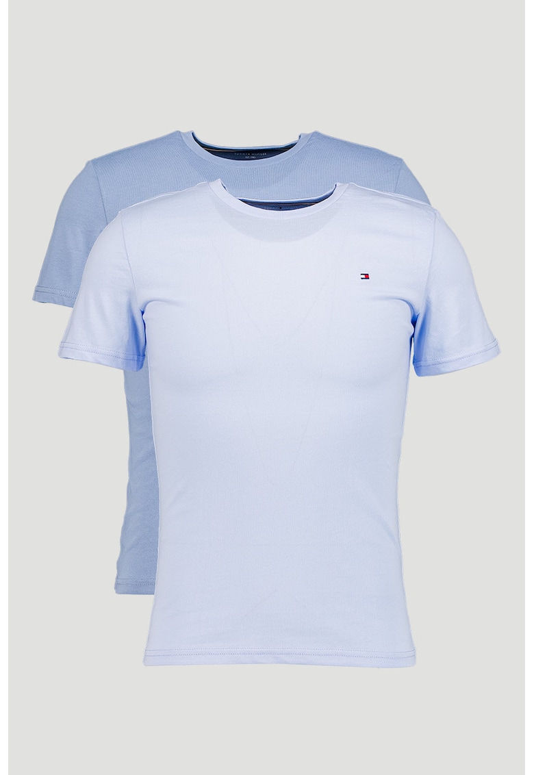 Set de tricouri regular fit - 2 piese - Albastru pastel