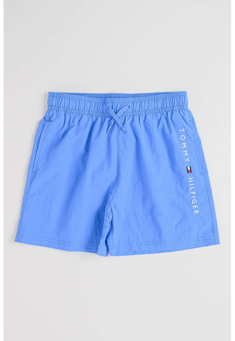 Pantaloni scurti de baie cu snur - Albastru pastel