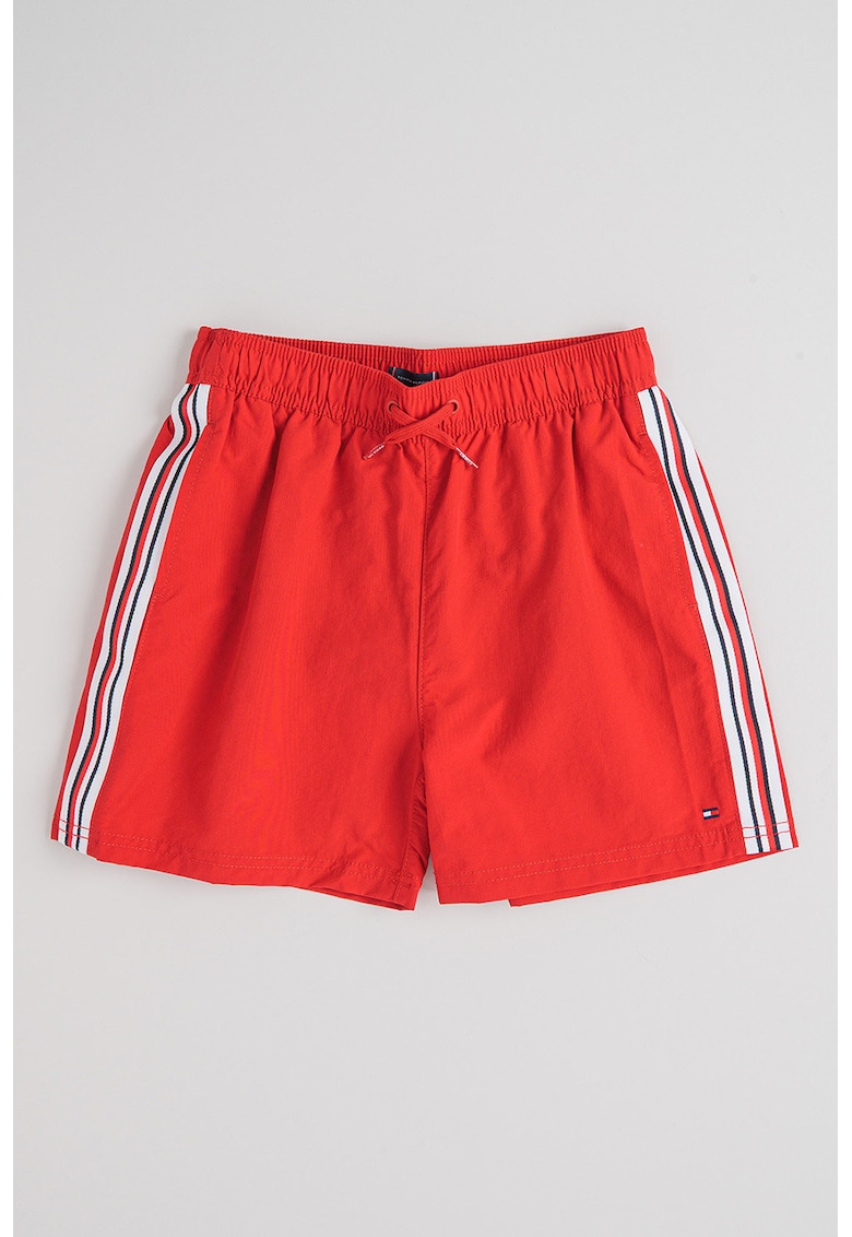 Pantaloni scurti de baie cu snur - Rosu