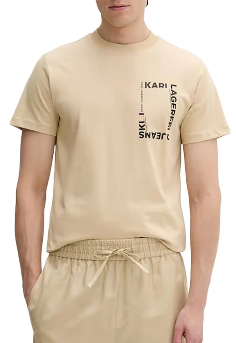 Tricou barbati B2M17046 M INTL Bej