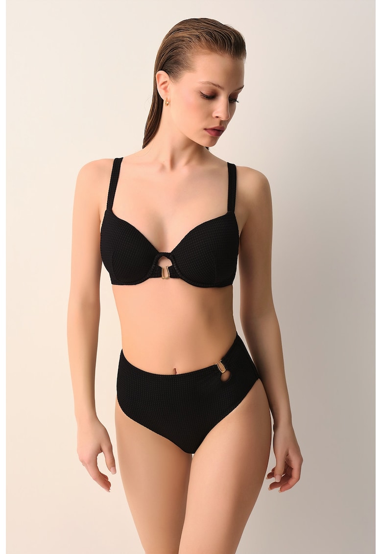 Slip cu talie inalta - Negru