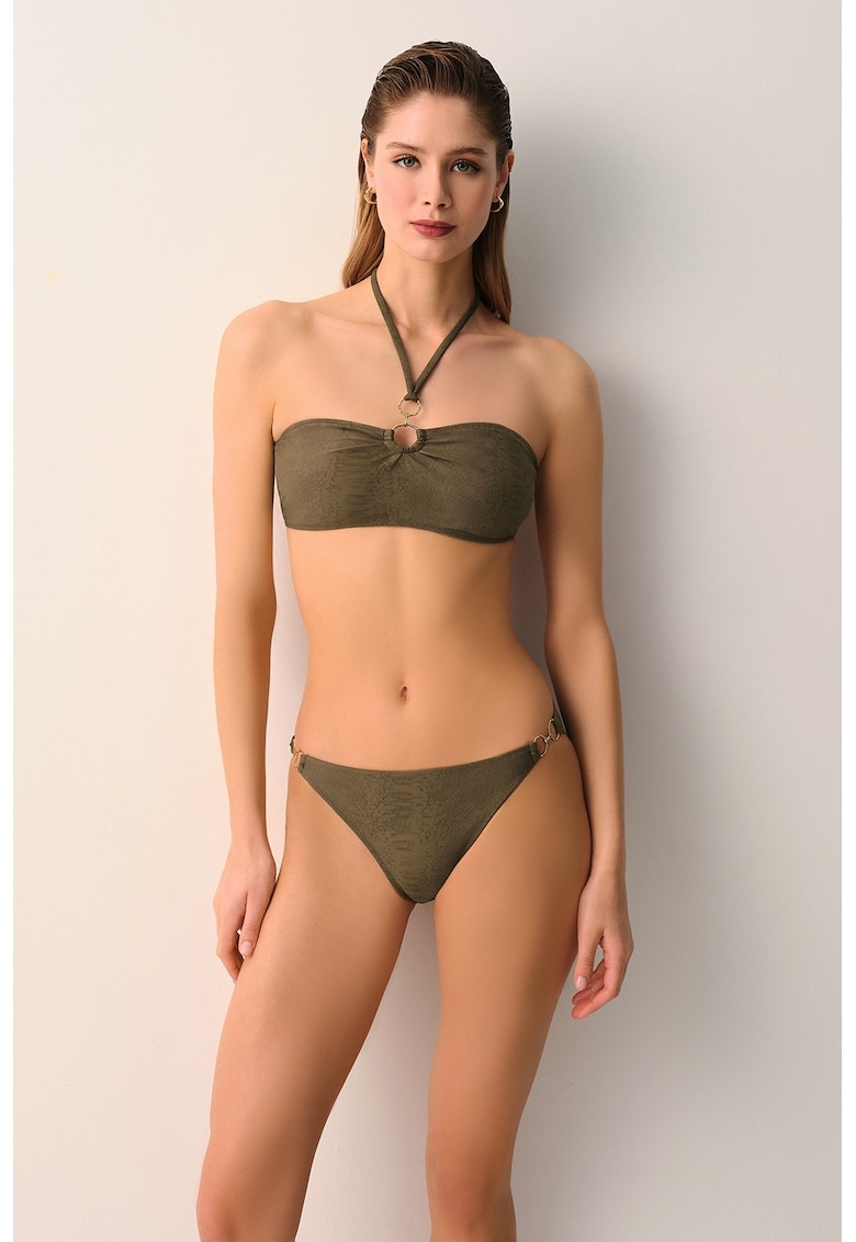 Sutien de baie cu burete Misty - Kaki inchis